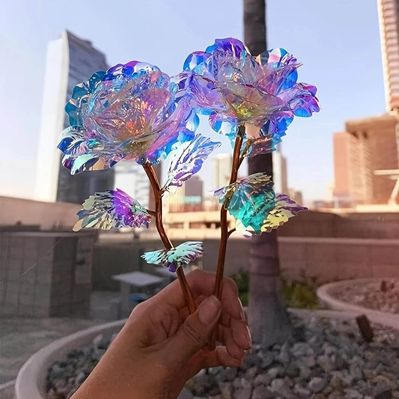 EverGlow Luxe™ Golden Rose Bouquet – 10 Radiant Stems of Timeless Beauty