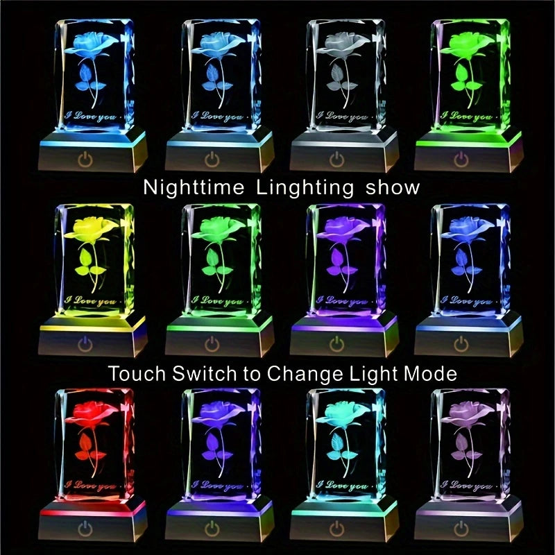Crystal Rose Light β Forever Love in 3D