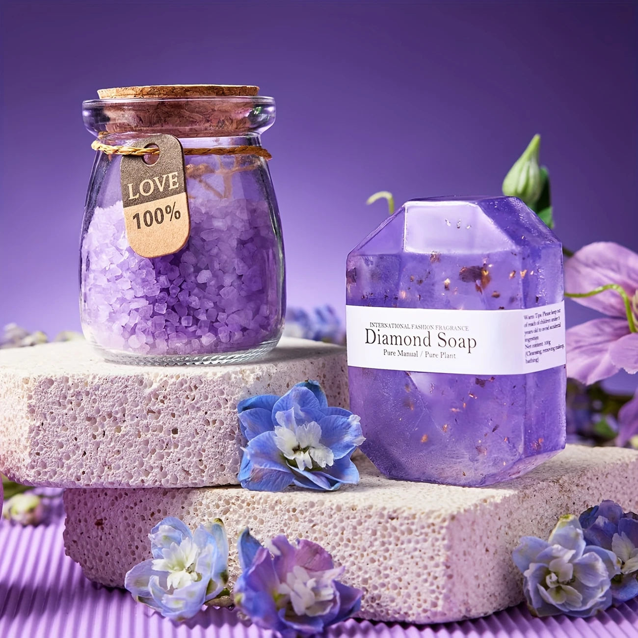 💝 Luxurious Spa Gift Set for Women – Himalayan Salts, Aromatherapy Candle & More – Elegant Relaxation Kit for Birthdays, Mother’s Day & Special Occasions
