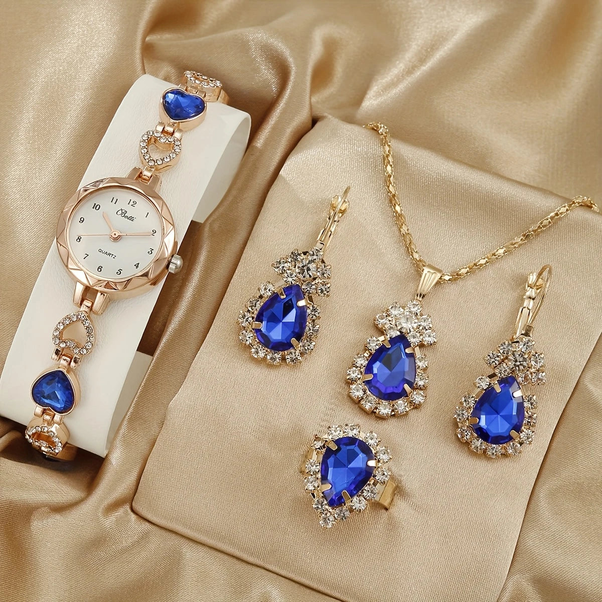Minimalist Romance – Watch and Jewelry Set