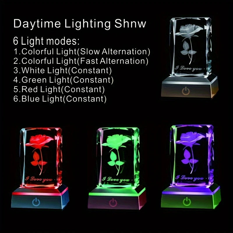 Crystal Rose Light β Forever Love in 3D