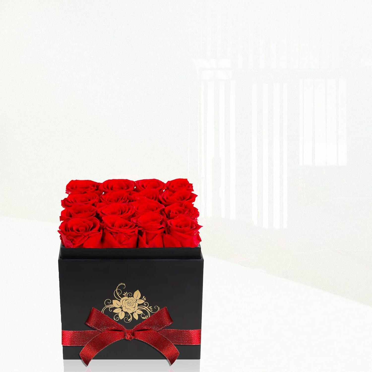 Preserved Roses in a Luxury Box (Red)