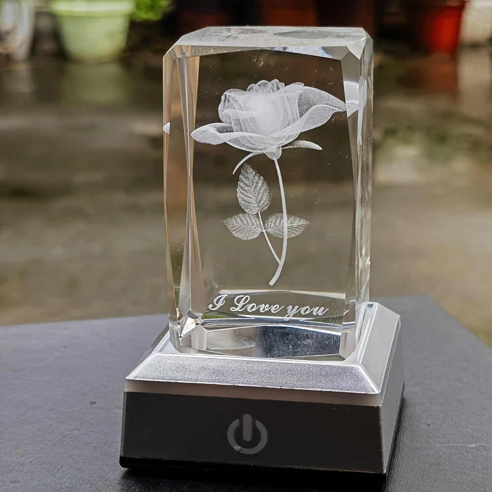 Crystal Rose Light – Forever Love in 3D