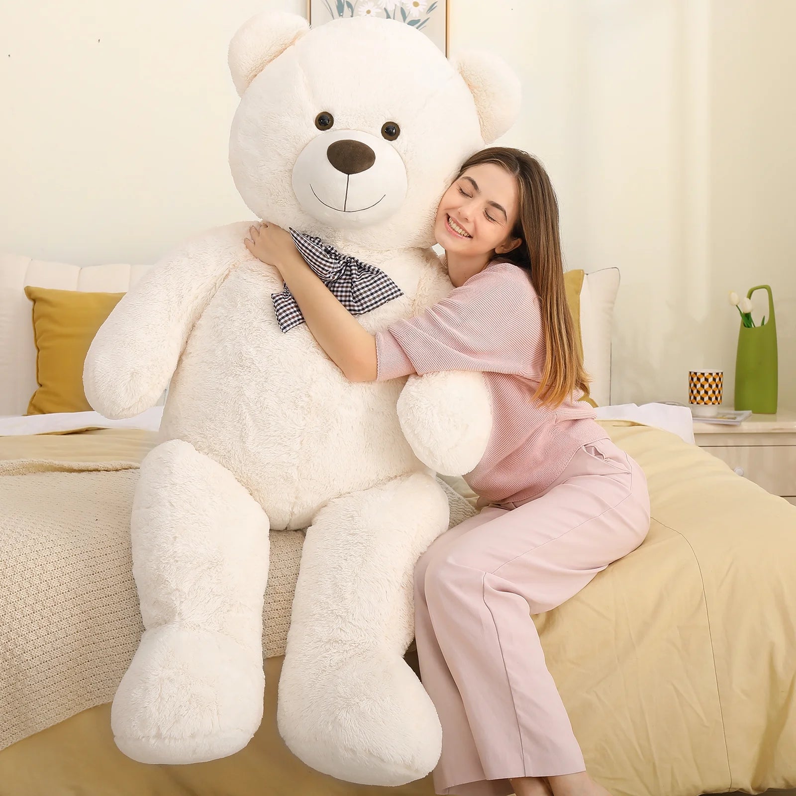 Giant Teddy Bear 55" Stuffed Animal Soft Big Bear Plush Toy