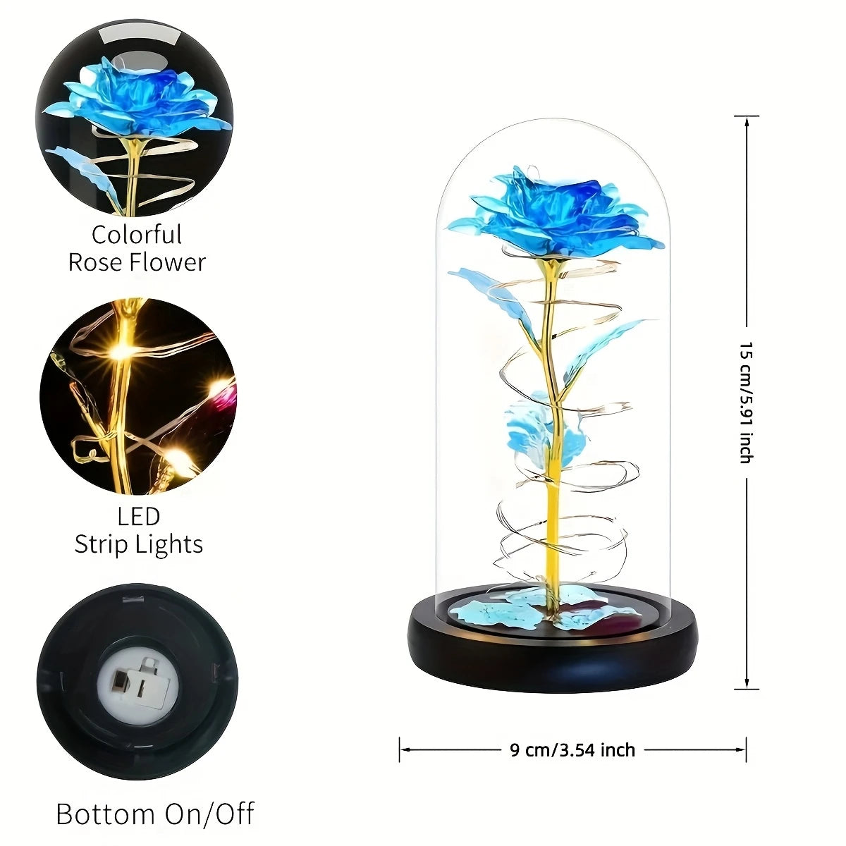 Romantic Light-Up Gift for Her (many colors)
