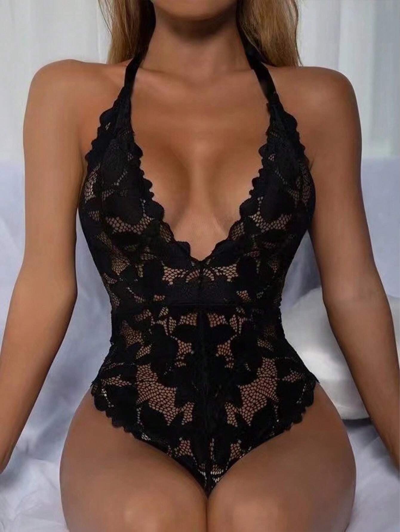 One Piece Lingerie Sexy Teddy Bodysuit