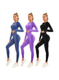 Two-Piece  High Waist Tracksuit Set