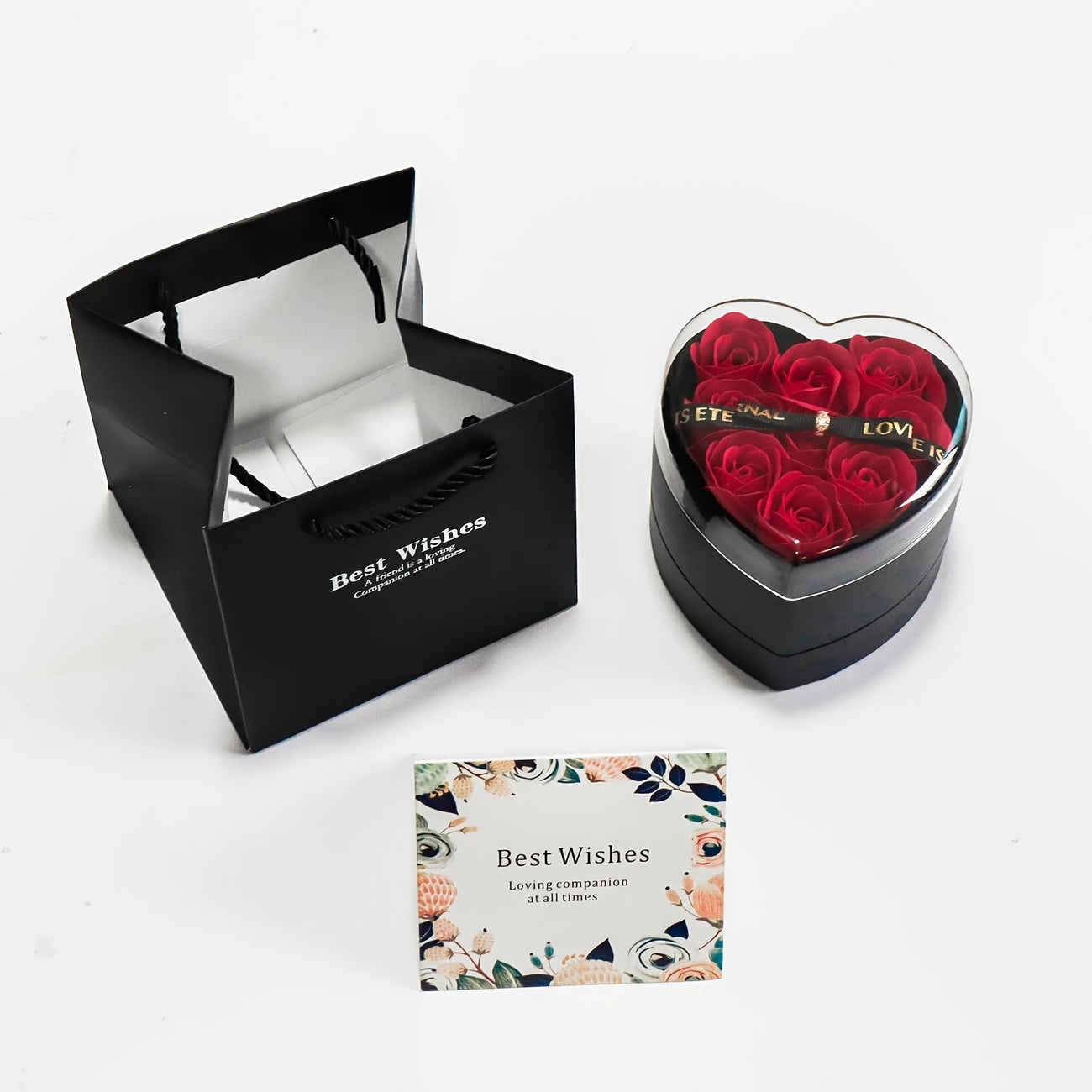 “100‑Languages of Love” ™ Rose Necklace Gift Set