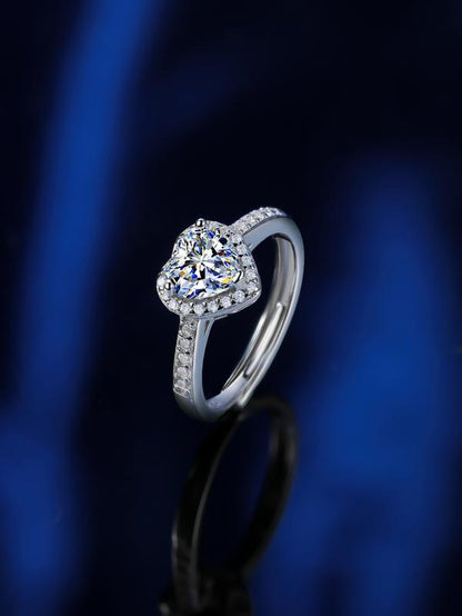 Synthetic Moissanite Ring