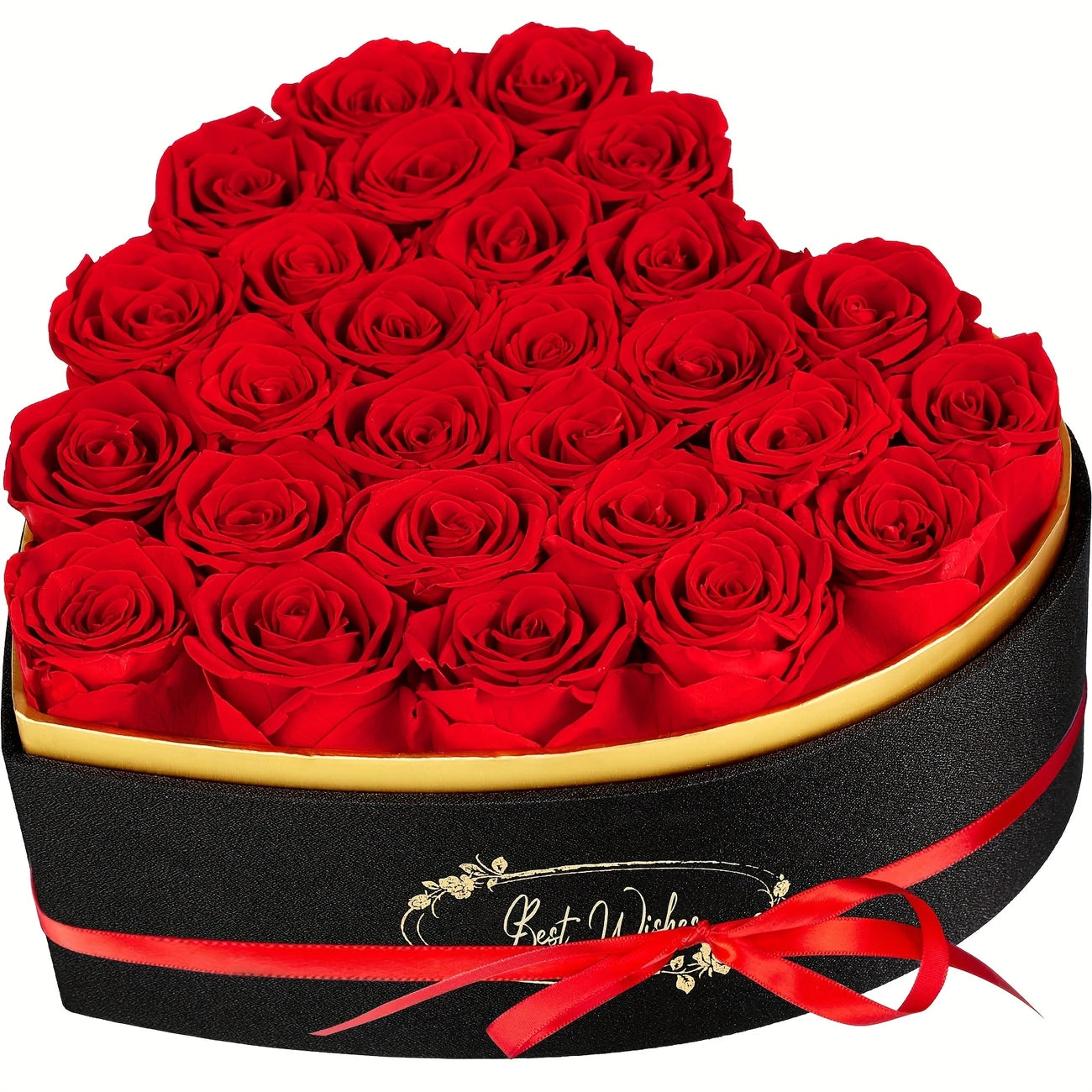 “27 Eternal Roses”™ – Heart-Shaped Luxury Gift Box