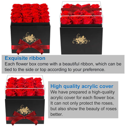 Preserved Roses in a Luxury Box (Red)