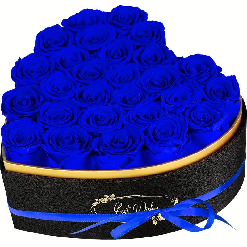 “27 Eternal Roses”™ – Heart-Shaped Luxury Gift Box