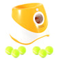 Automatic Dog Tennis Ball Launcher Dogs Chase Toys Automatic Fun Interactive Machine Fun Interactive Rechargable Catapult 6 Ball