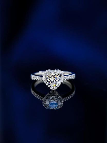 Synthetic Moissanite Ring