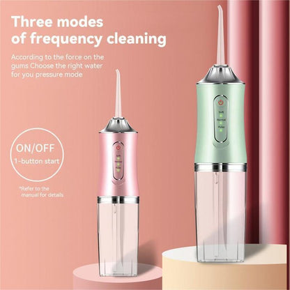 Rechargeable Electric Water Flosser, 1 Box Portable Oral Irrigator with 4 Nozzles