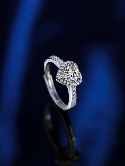 Synthetic Moissanite Ring