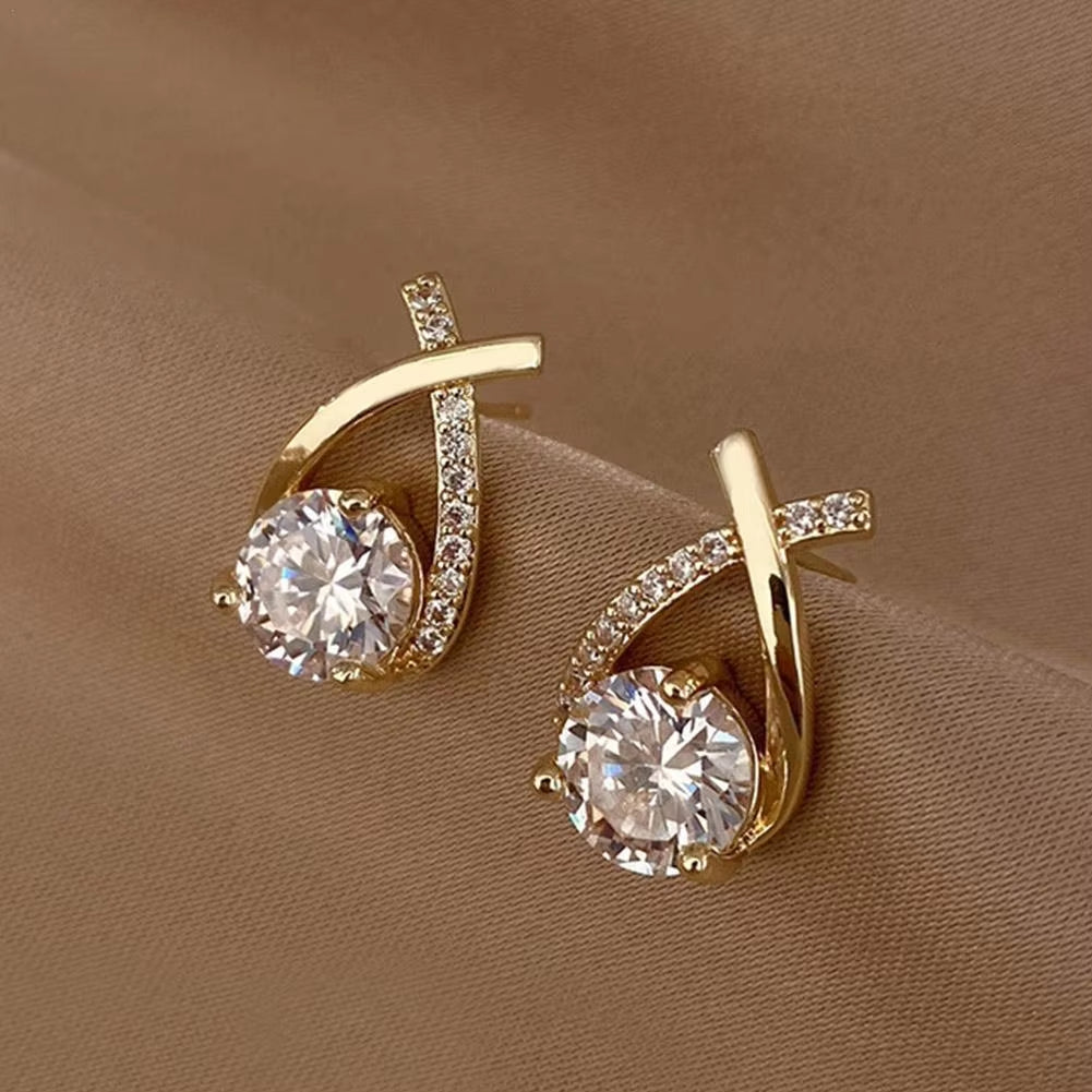 Fashion Cross Stud Earrings 