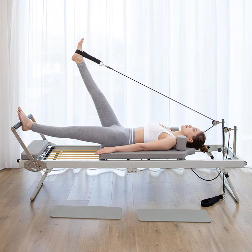 Yoga Studio Pilates Core Bed Fitness Equipment Pilates Training Bed Stainless Steel Yoga Training Bed Ladies