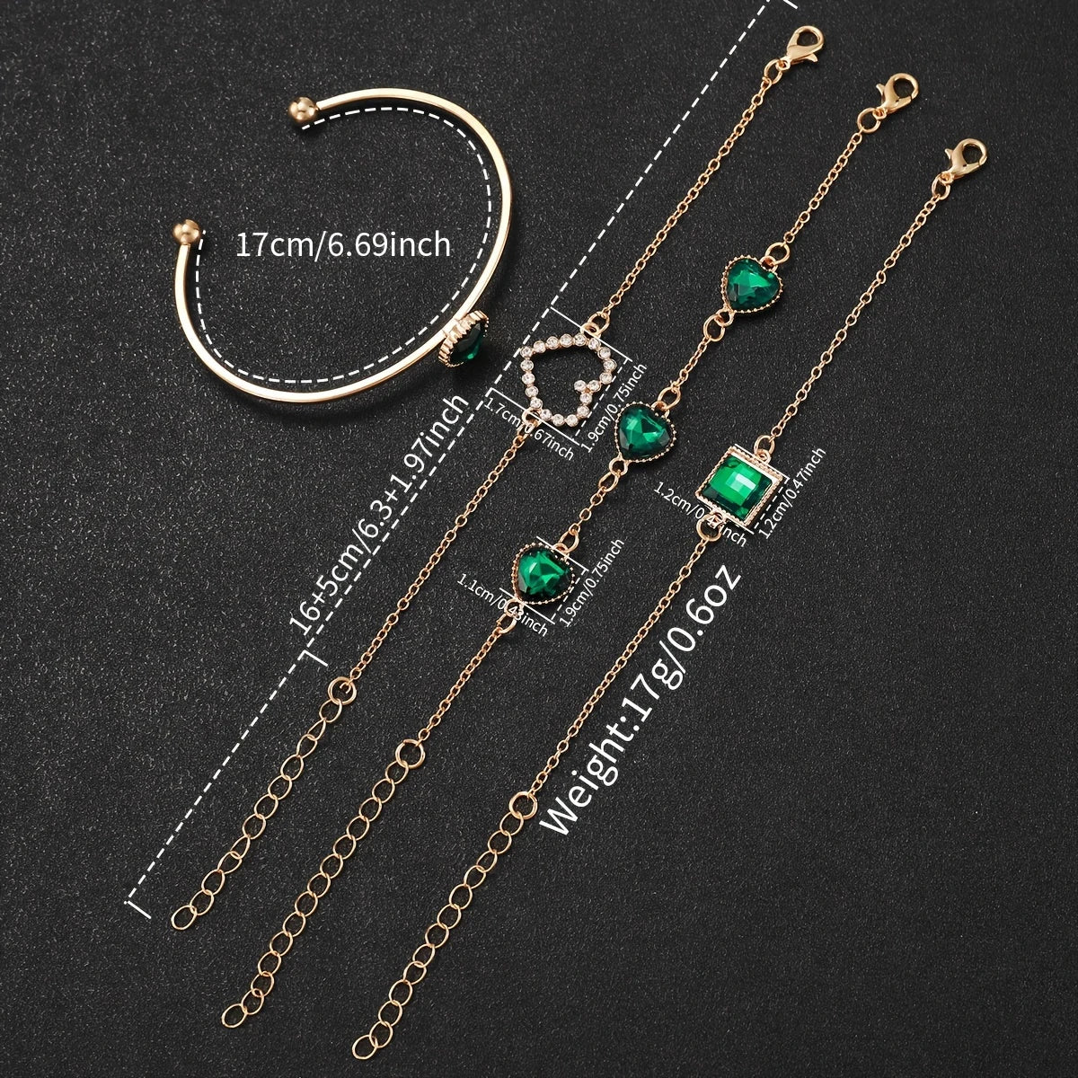 Soft Glam – 5-Piece Luxury Watch & Bracelet Set