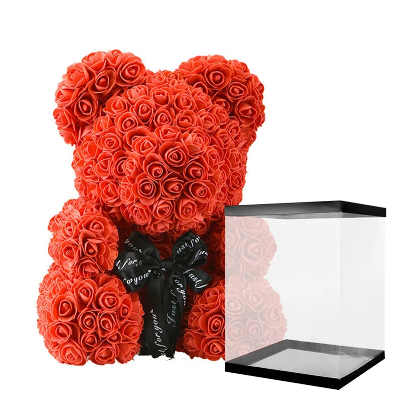 Luxury Rose Teddy Bear 25cm (all colors)