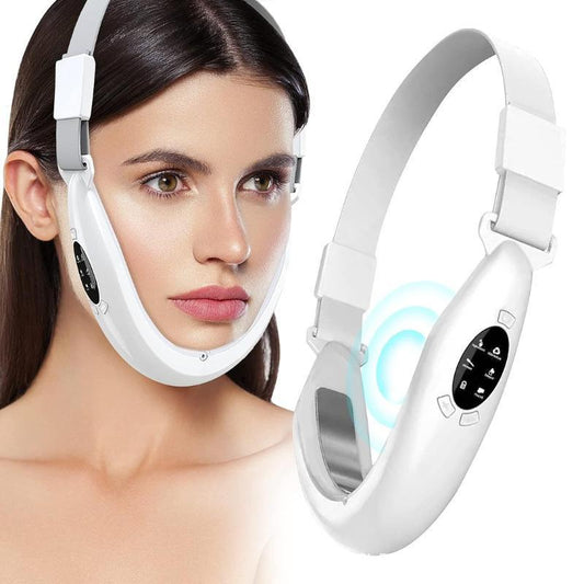 Face Lifter V Beauty Meter Face Lifting Belt 5 Modes Face Slimming Massager Facial Beauty Instrument