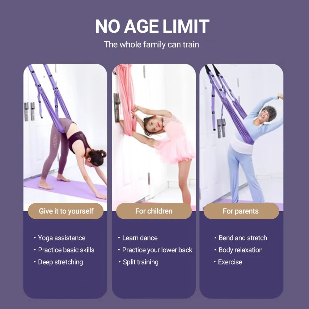 Aerial Yoga Strap Hammock