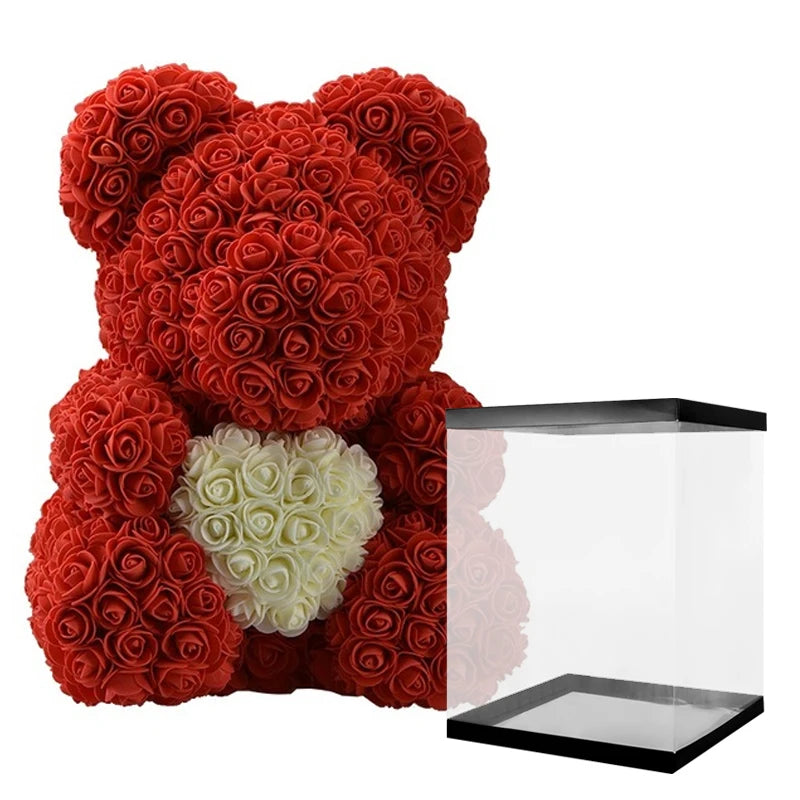 Luxury Rose Teddy Bear 25cm (all colors)