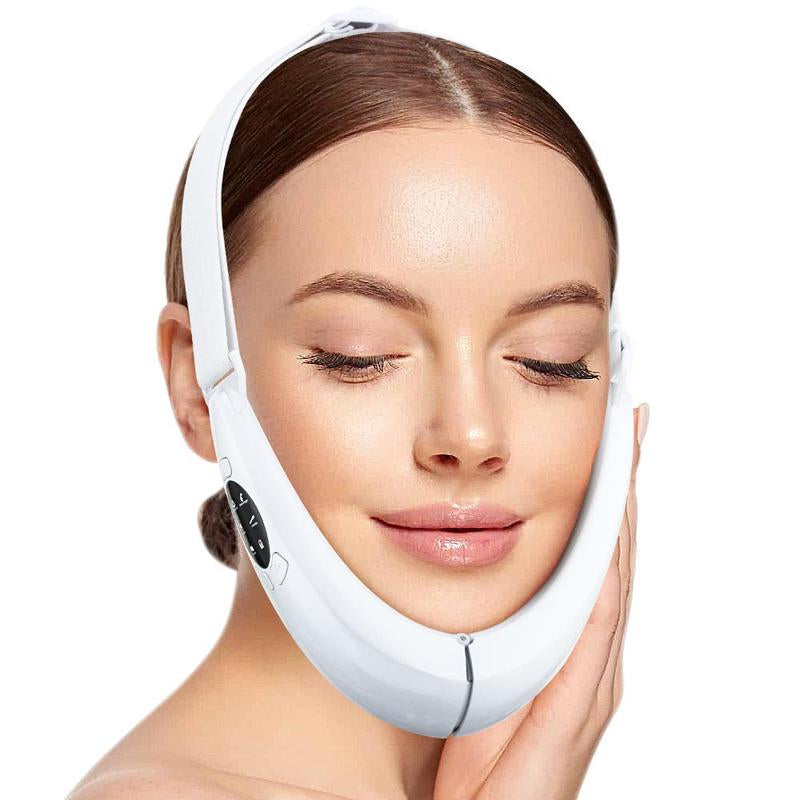 Face Lifter V Beauty Meter Face Lifting Belt 5 Modes Face Slimming Massager Facial Beauty Instrument