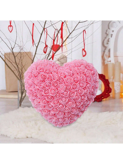  Preserved Heart Roses in Transparent Box