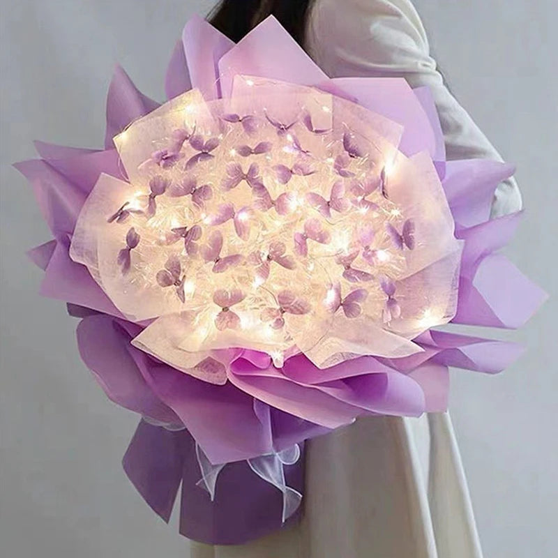 Glowing Butterfly Bouquets, 3 colors