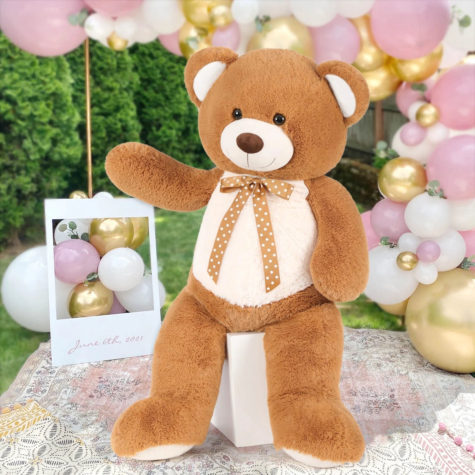 47'' Big Teddy Bear Giant Stuffed Animal Plush Soft Toy