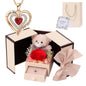 Romantic Gift Set with Bear, Rose and Jewelry