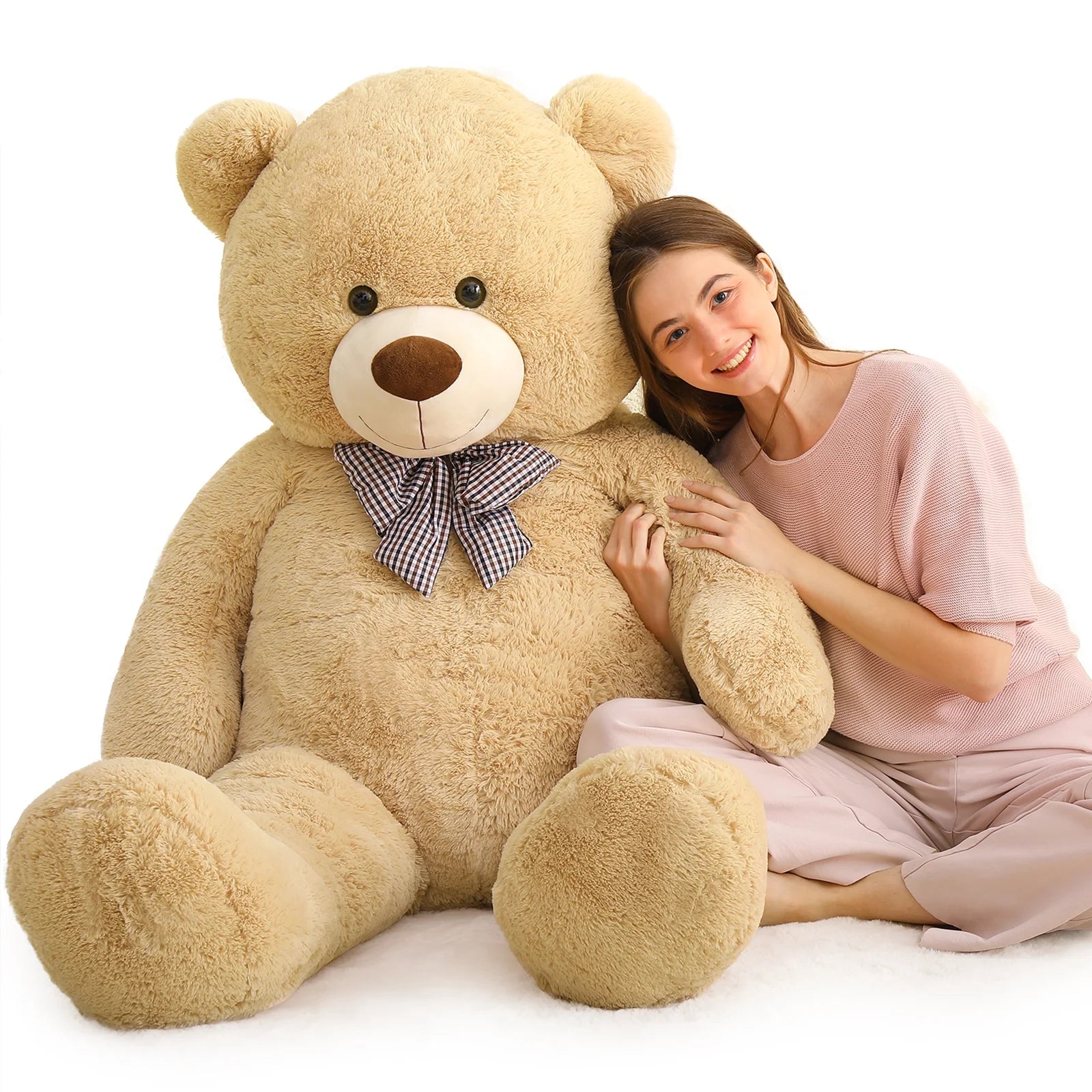 Giant Teddy Bear 55" Stuffed Animal Soft Big Bear Plush Toy