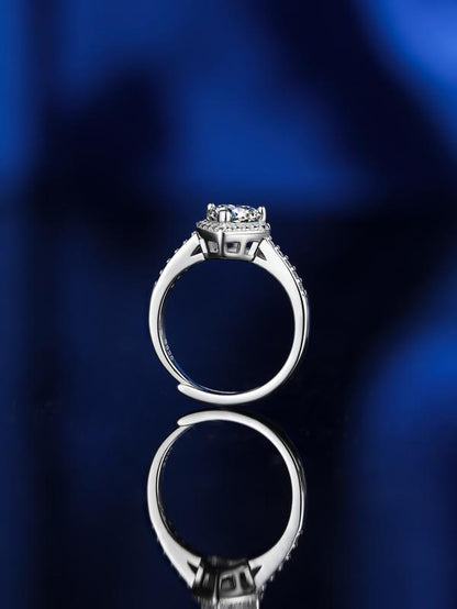 Synthetic Moissanite Ring