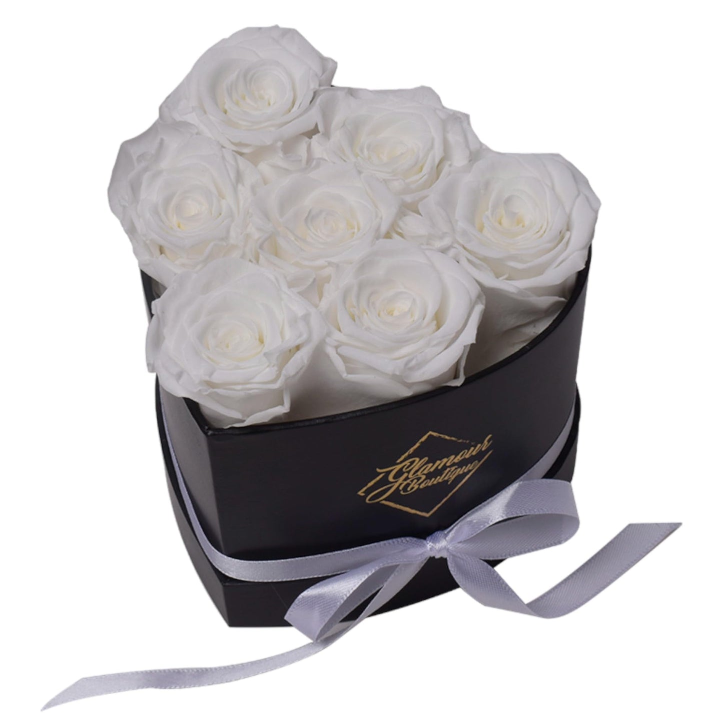 27-Piece Forever Flowers Heart Shape Box - Preserved Roses, Immortal Roses That Last a Year - Eternal Rose Preserved Flowers for Delivery Prime Mothers Day & Valentines Day - Pink