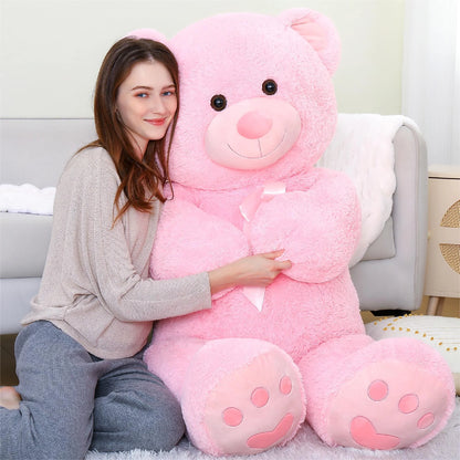 5Ft Jumbo Teddy Bear Stuffed Animal Big Life Size Bear Plush Toy