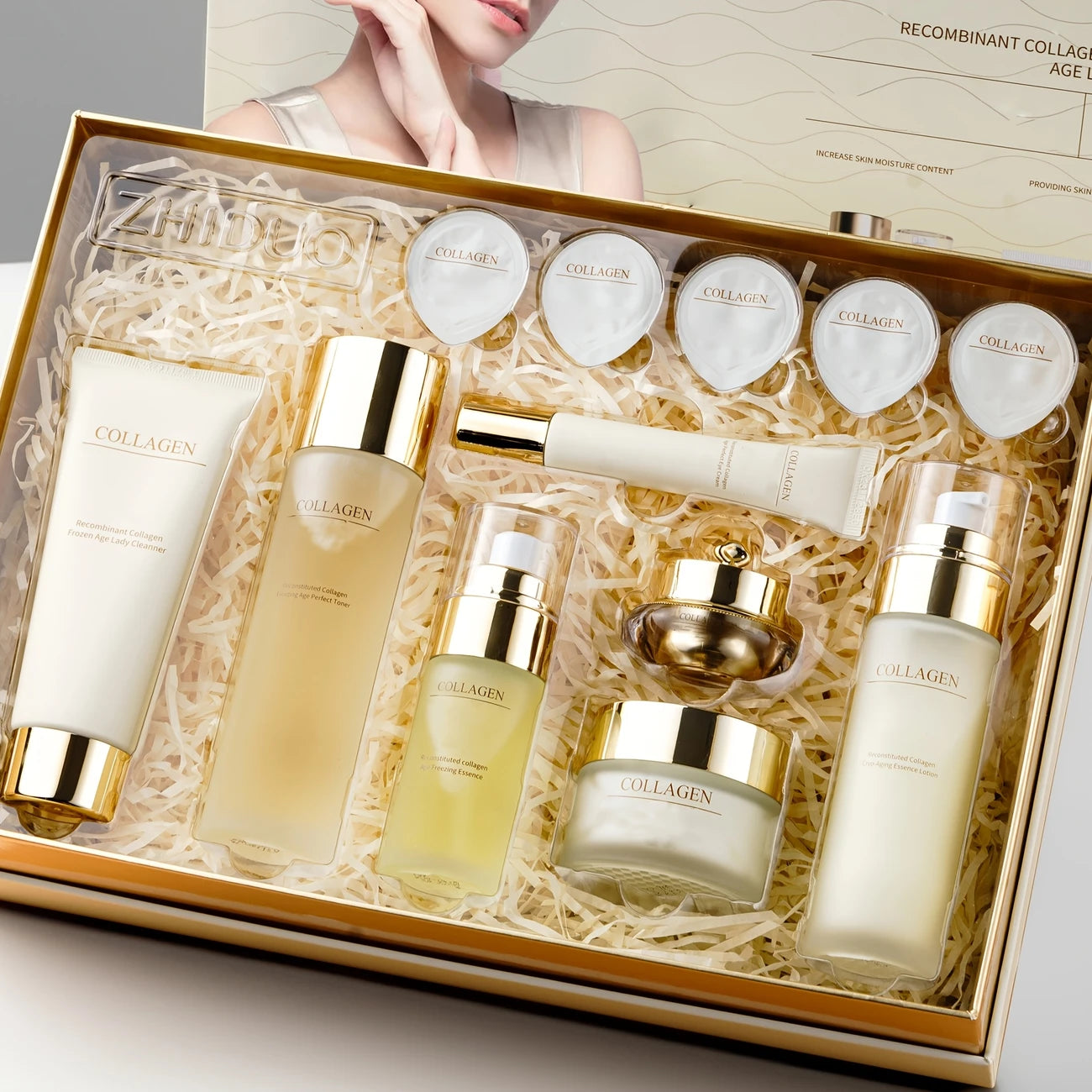 Complete Peptide Skincare Set and Gift Box