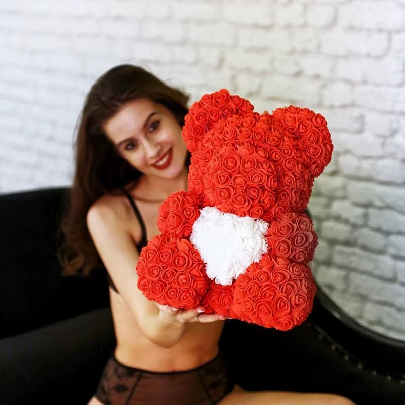 Luxury Rose Bear 40cm (all colors) 