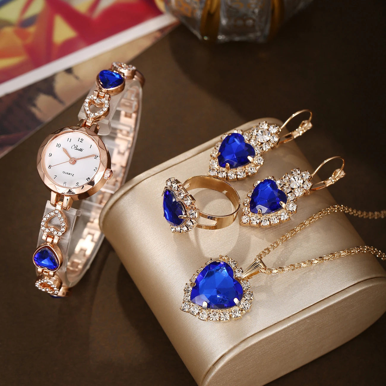 Minimalist Romance – Watch and Jewelry Set
