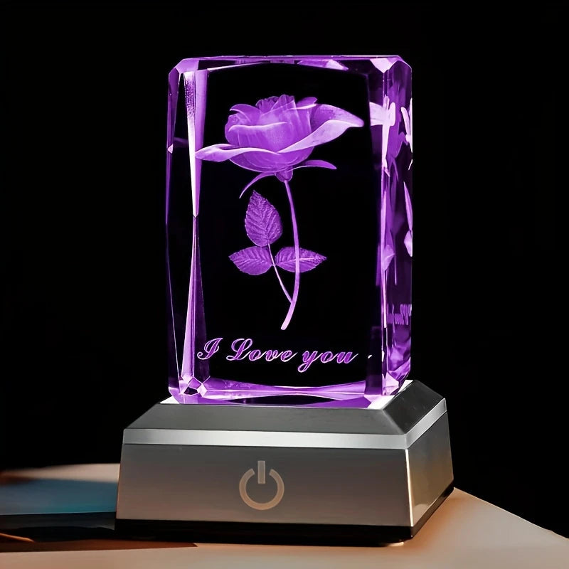 Crystal Rose Light – Forever Love in 3D