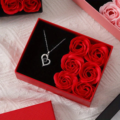 Rose Gift Box with Hidden Necklace – The Ultimate Romantic Surprise