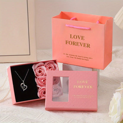 Rose Gift Box with Hidden Necklace – The Ultimate Romantic Surprise